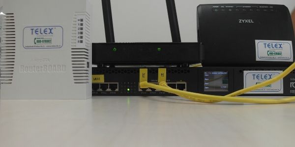 riavviare router telex